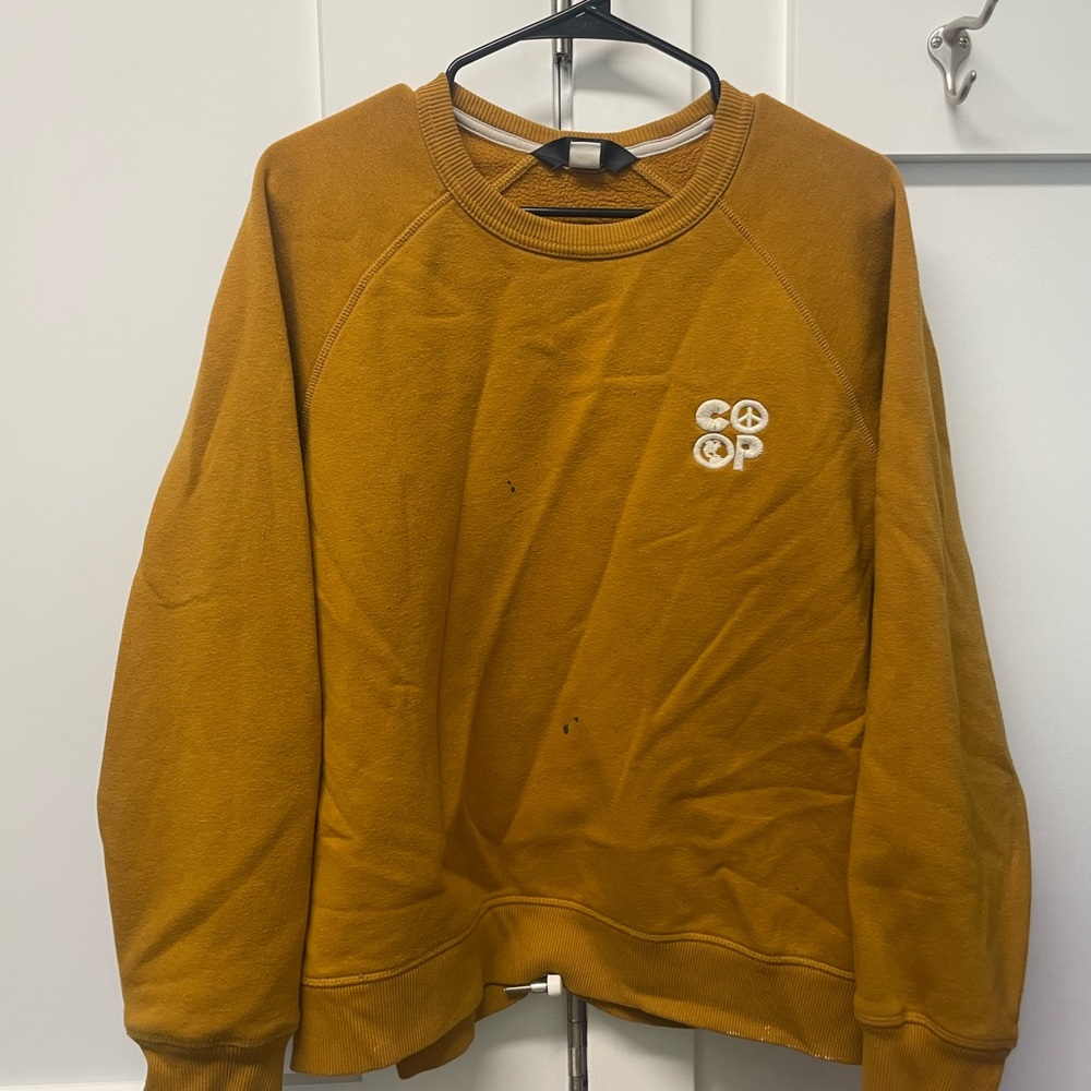 REI Mustard Crewneck Sweatshirt